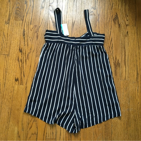 NWT Seafolly Newsport blue/ striped romper/playsuit size small - Picture 3 of 5